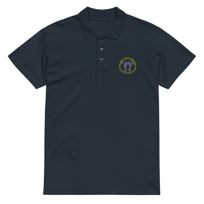 Premium branch polo shirt — Navy