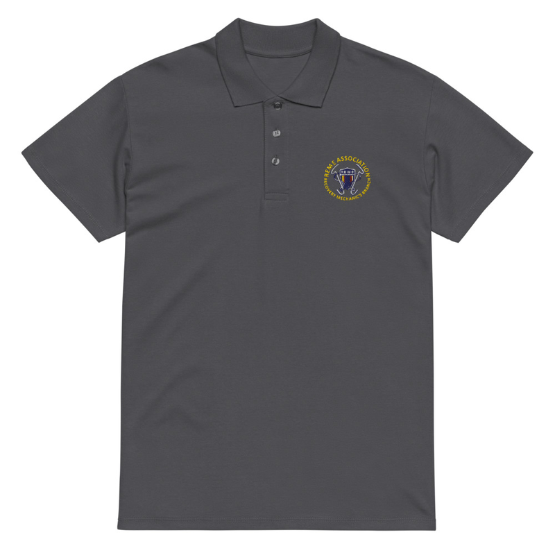 Premium branch polo shirt — Mouse Grey