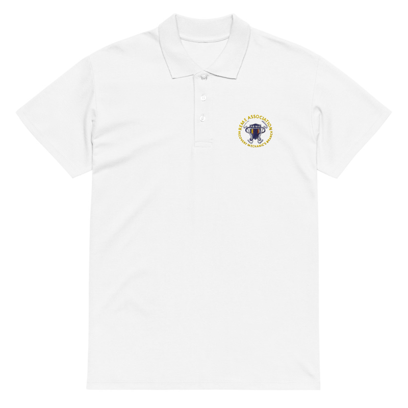 Premium branch polo shirt — White