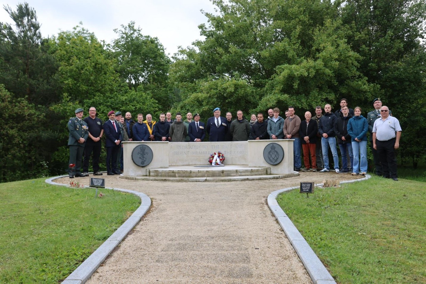 Recovery Mechanics Branch members with the Dutch Regiment Technische Troepen at the 85th anniversary celebrations