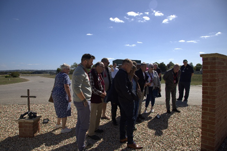 Branch members on tour of the Recovery Training Wing at MOD Lyneham